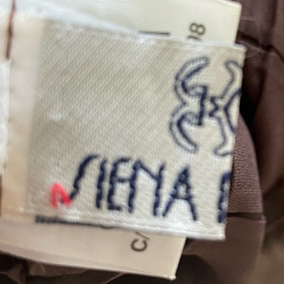 SIENA NOTTE Brown Long Sleeve Top size XS/S - Picture 10 of 13